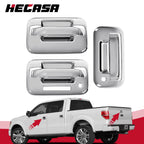 Set of 2 Chrome Door Handle & Tailgate Covers for Ford F-150 (2004–2014)