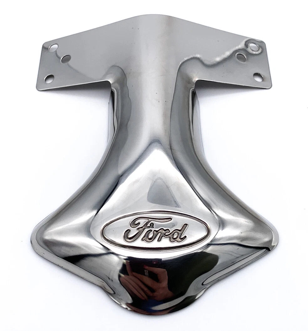 Stainless Steel Exhaust Tail Pipe Deflector Shield for Ford Oval Script (2011–2020)