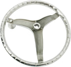 3 Spoke Stainless Steel Steering Wheel for Boat (13.5" Dia)