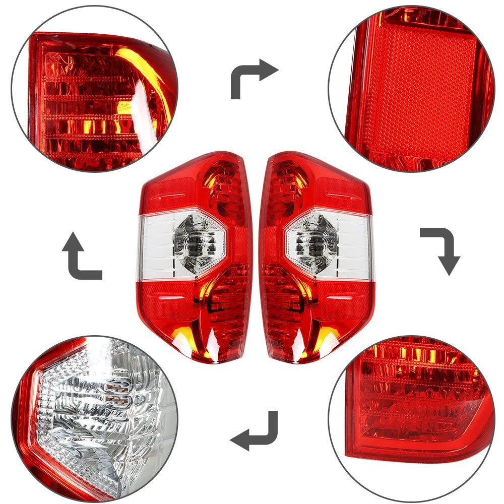 Set of 2 Tail Light Assemblies for Toyota Tundra (2014-2015)