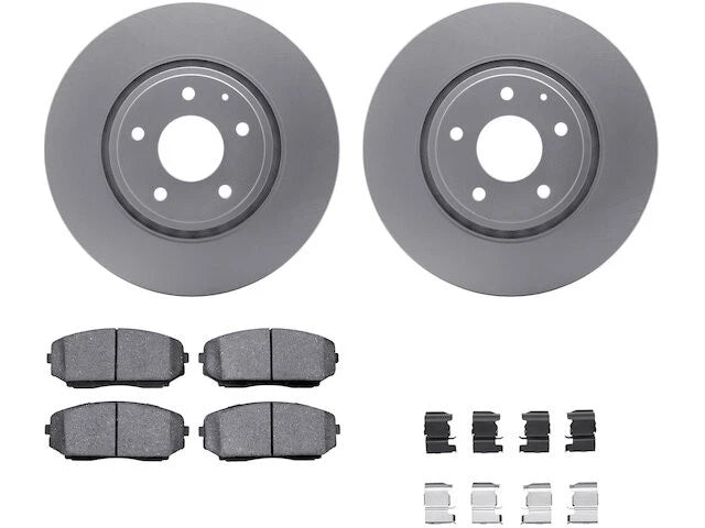 Front Brake Pad and Rotor Kit for Mazda CX-9 (2016–2023) VX343HF