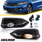 Fog Lights for Honda Civic 2-Door Coupe (2014–2015) LH & RH with Switch + Bulbs