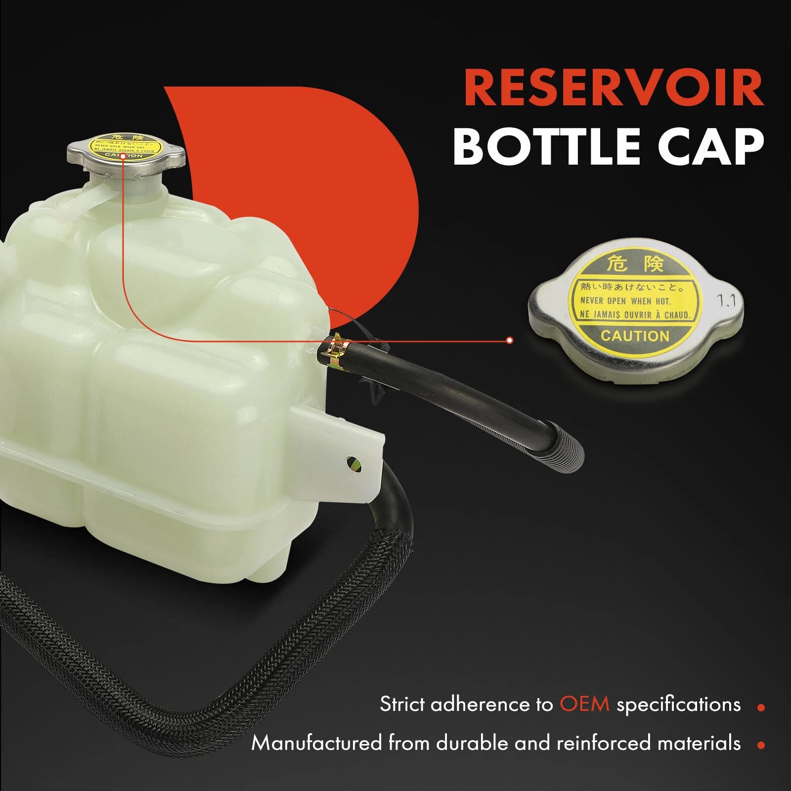 Engine Coolant Reservoir Tank for Nissan Frontier Xterra (2008–2019)