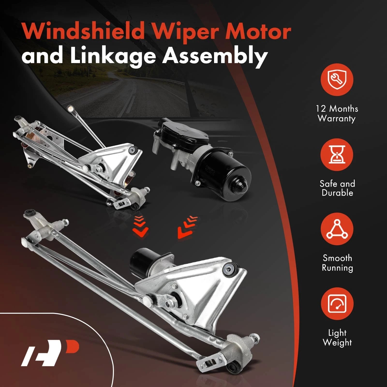 Wiper Motor & Linkage Assembly for Subaru Outback Legacy (2000-2009)