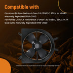 Cooling Fan Assembly for Honda Civic DX Hatchback (1999–2000) 240W