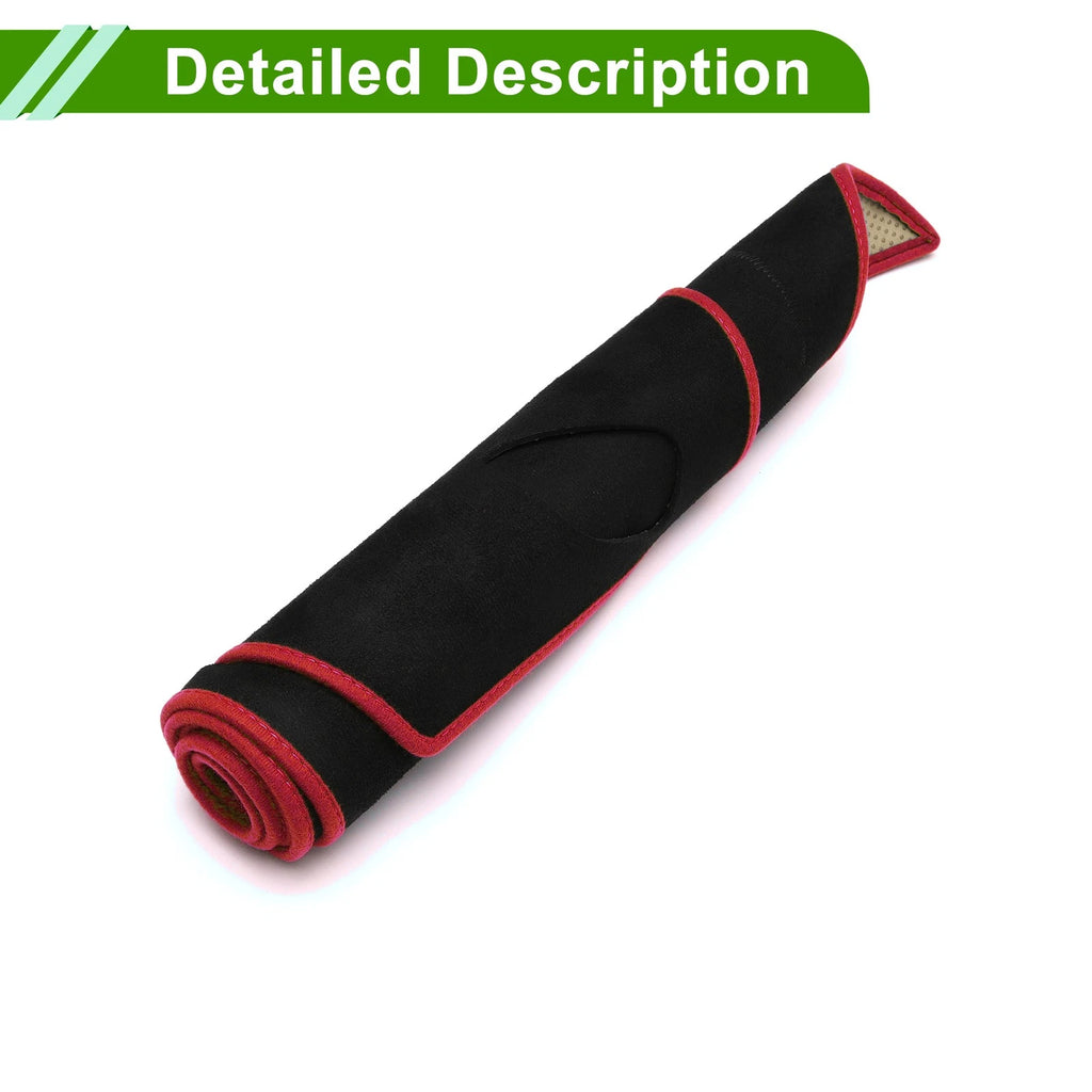 Dashboard Cover Mat for BMW 1 Series F20 (2012–2017) Black Red