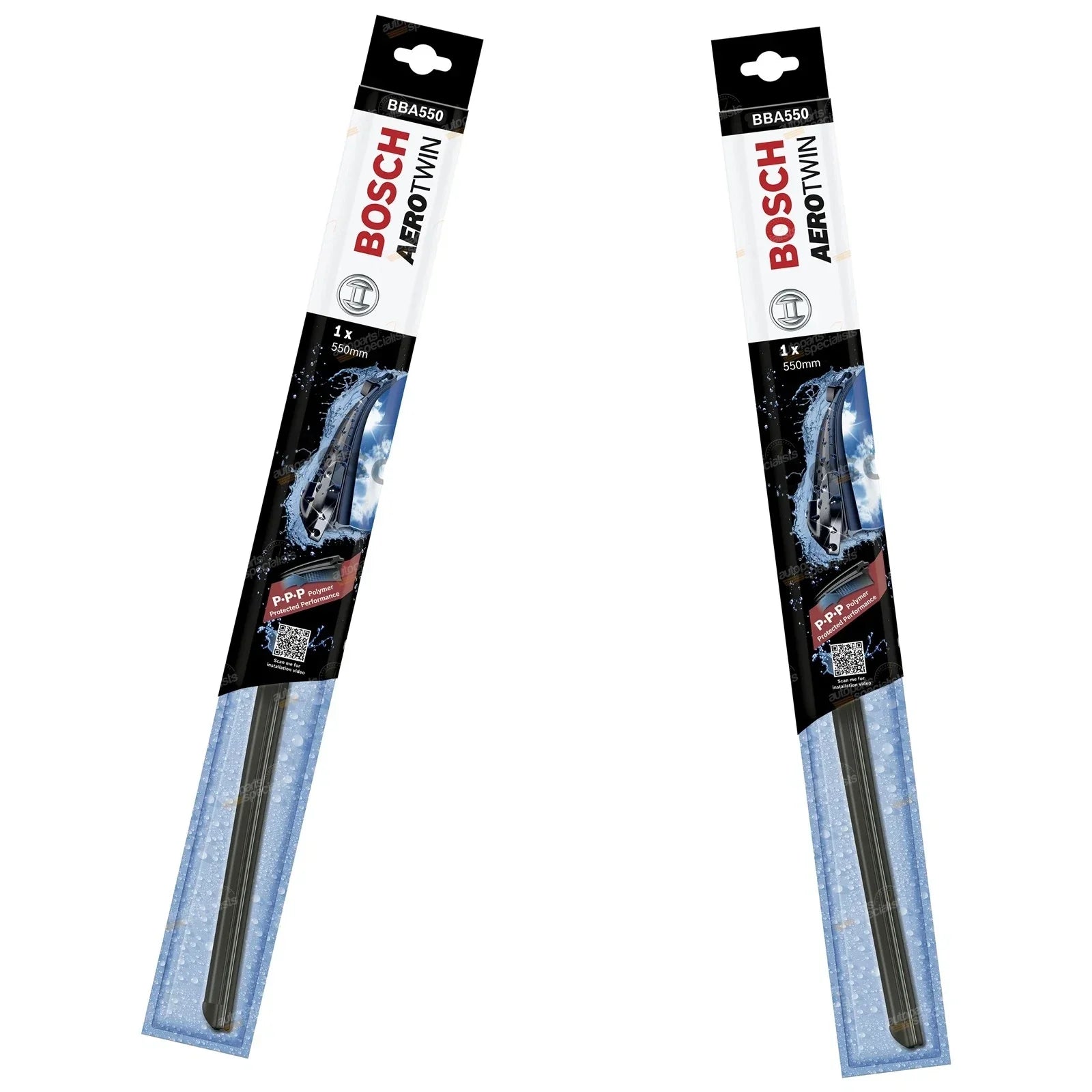 Front Pair Aerotwin Wiper Blades for AU BA BF Falcon Fairlane