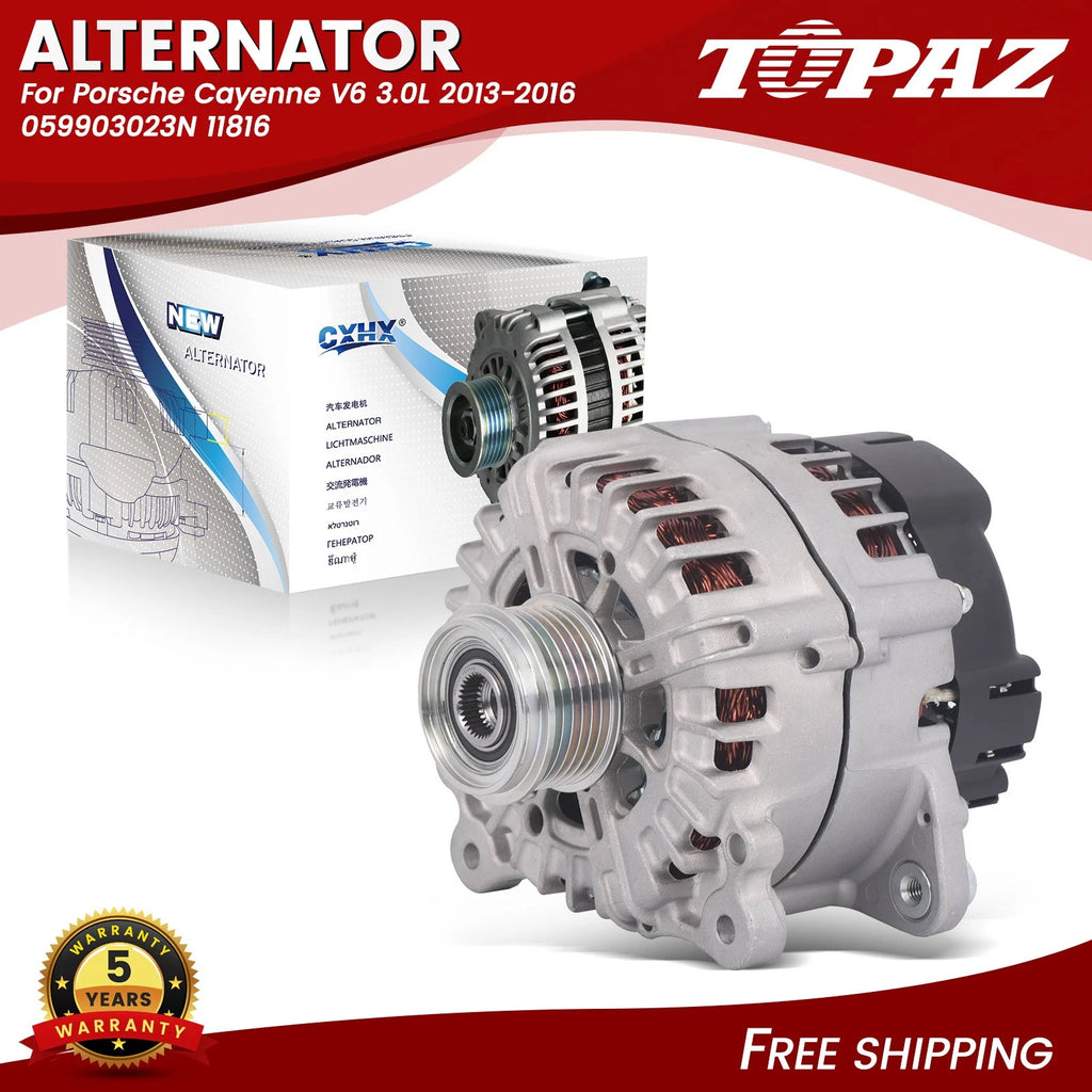 Alternator for VW Touareg Porsche Cayenne (2013–2016) 12V 230A