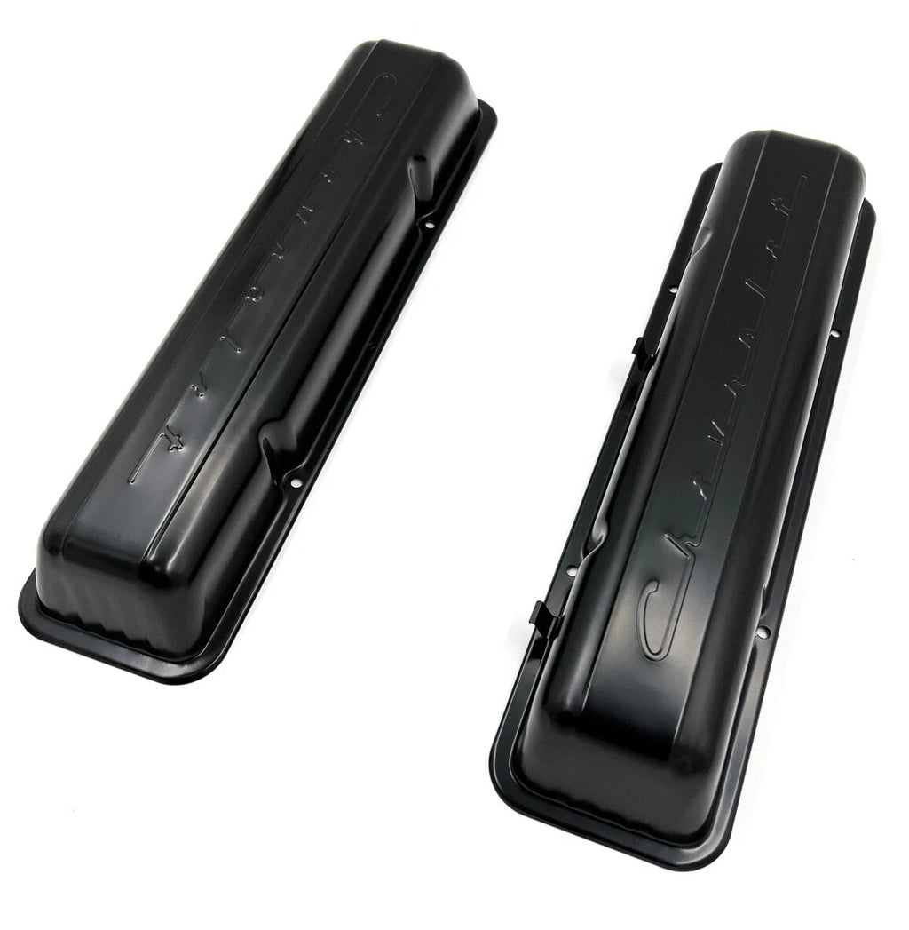 Steel Valve Covers with Chevrolet Script for Small Block Chevy (1967–1972)