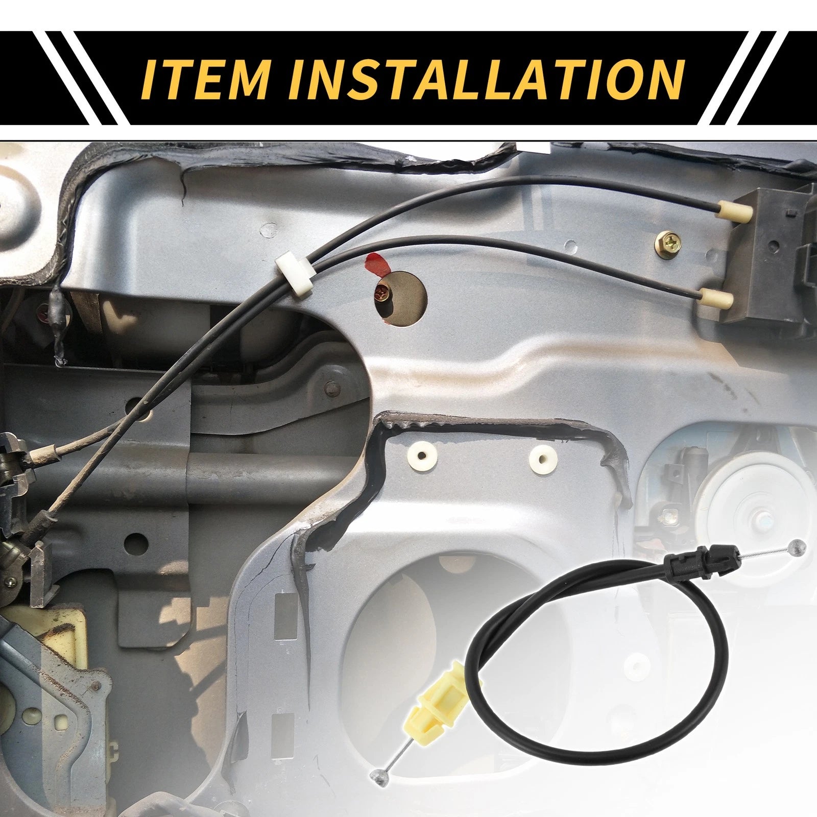 Door Latch Release Cable for Chevrolet Silverado 1500 (2007–2013) No.25880301