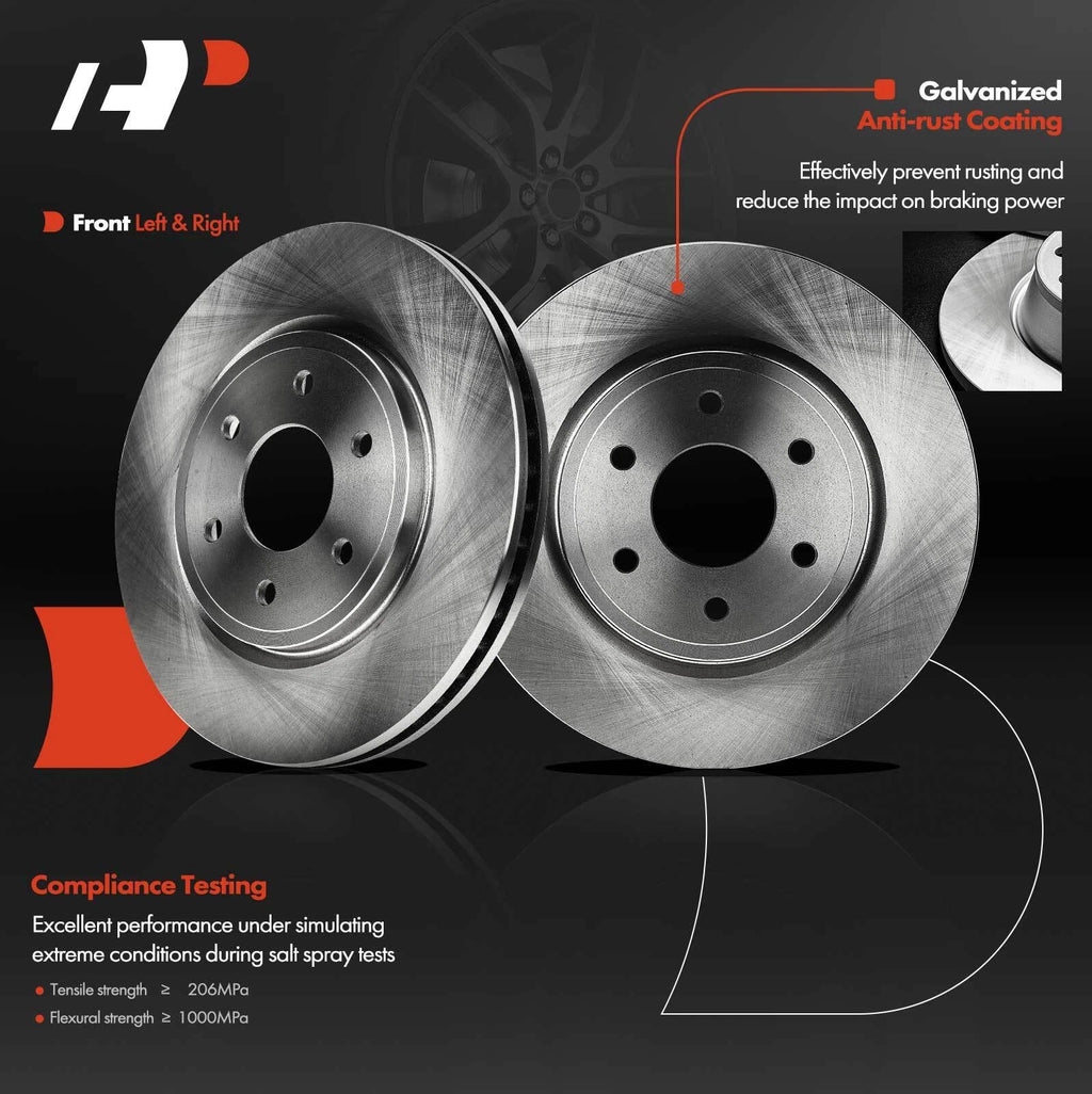 Front Disc Brake Rotors for Nissan Frontier Pathfinder Xterra (2005–2022)