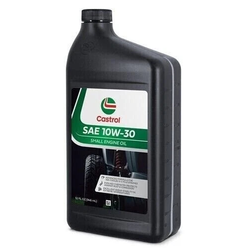 Case of 12 Castrol 215308 SAE 10W-30 Small Engine Oil for 4-Cycle Engines