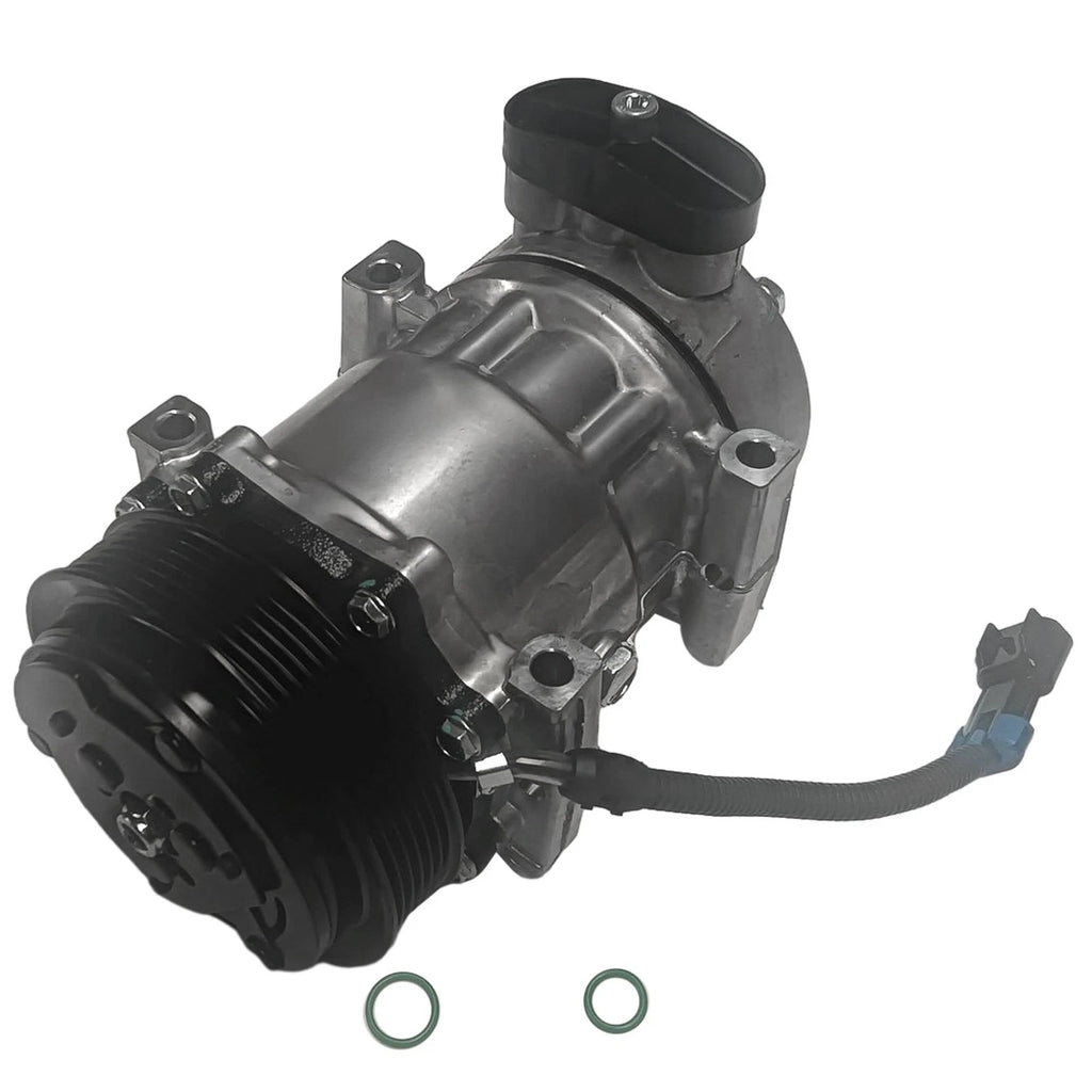 AC Compressor with 6-Groove Pulley for Peterbilt 379, 387 (2003–2005)