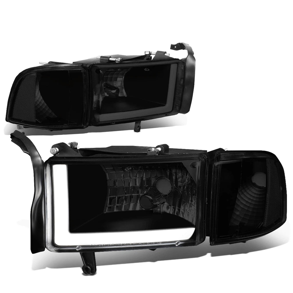 LED Corner Headlights for RAM 1500 2500 3500 (1994–2002) Tinted/Clear
