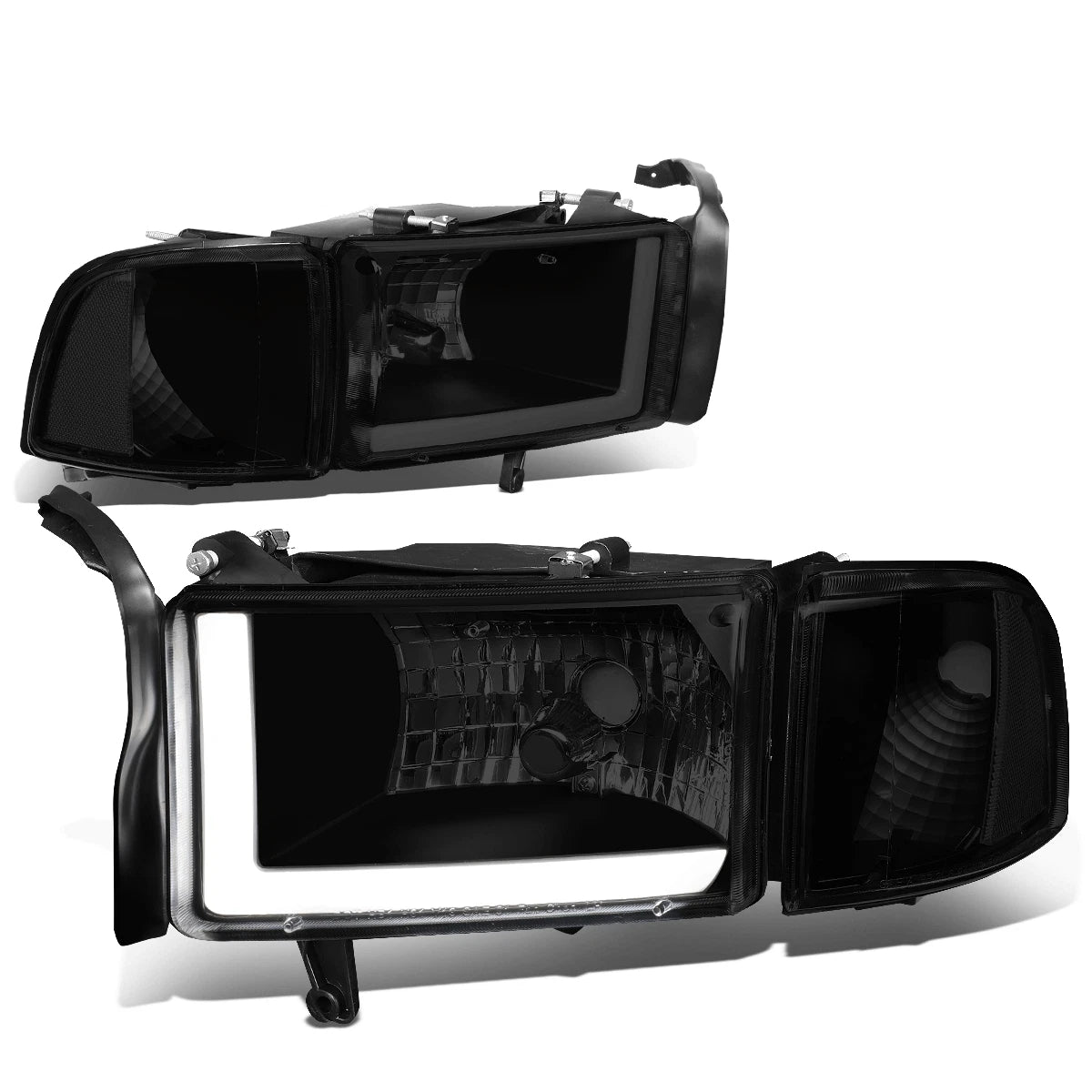 LED Corner Headlights for RAM 1500 2500 3500 (1994–2002) Tinted/Clear