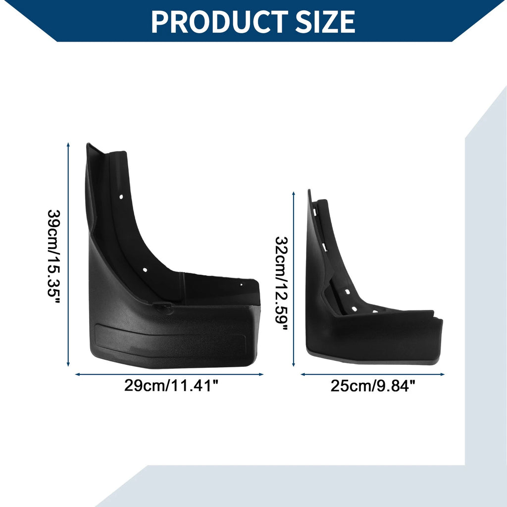 Set of 4 Mud Flaps Splash Guards for Mercedes-Benz GL/GLS (2015–2019)