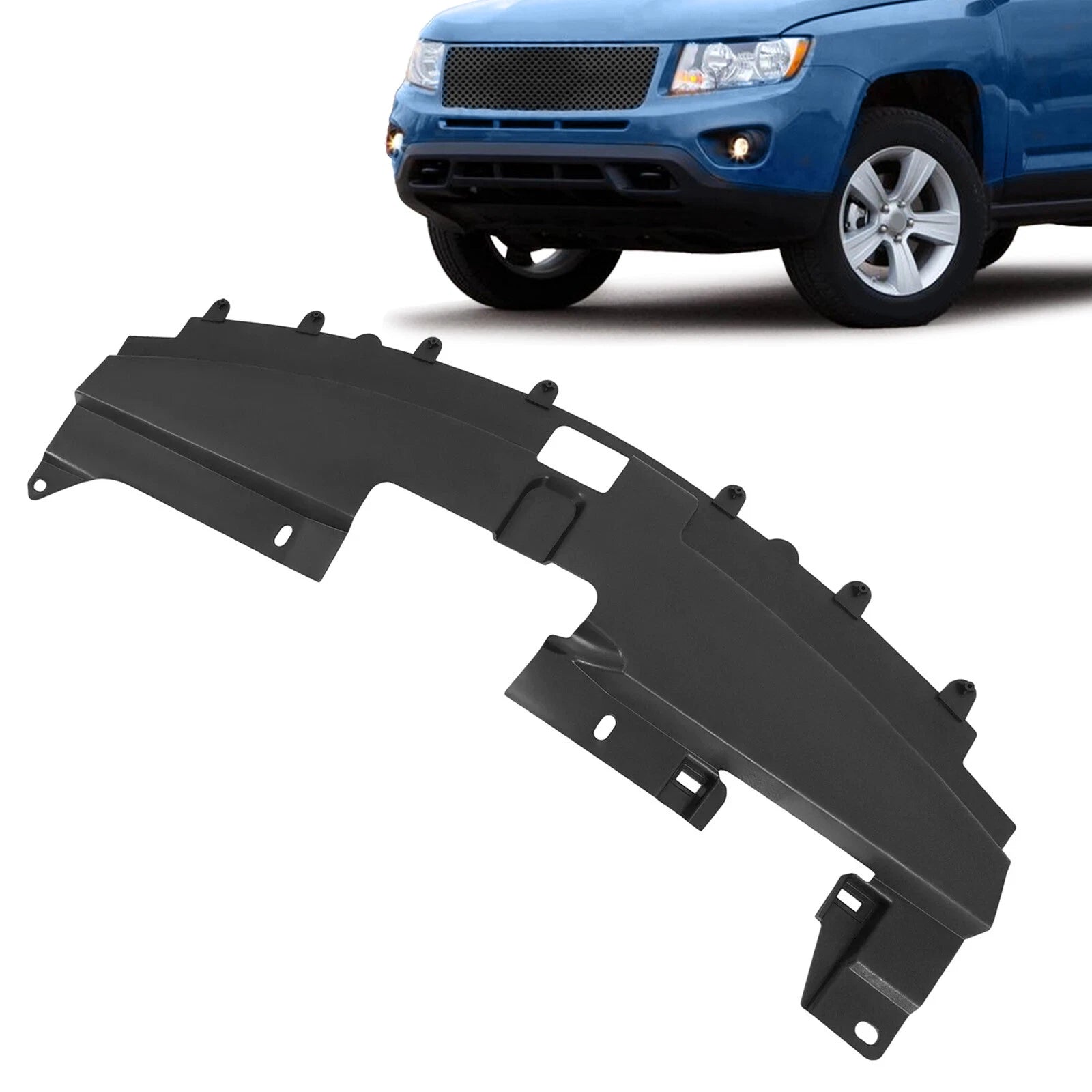 Front Upper Radiator Support Cover Grill for Jeep Compass (2011–2017) #CH1087123