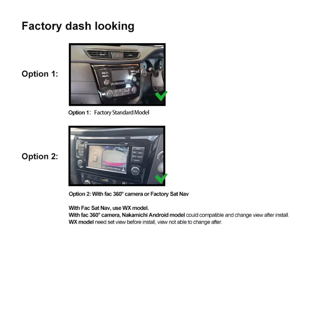 10" Wireless Carplay Android Auto Head Unit for Nissan X-Trail Qashqai (2014-2022)