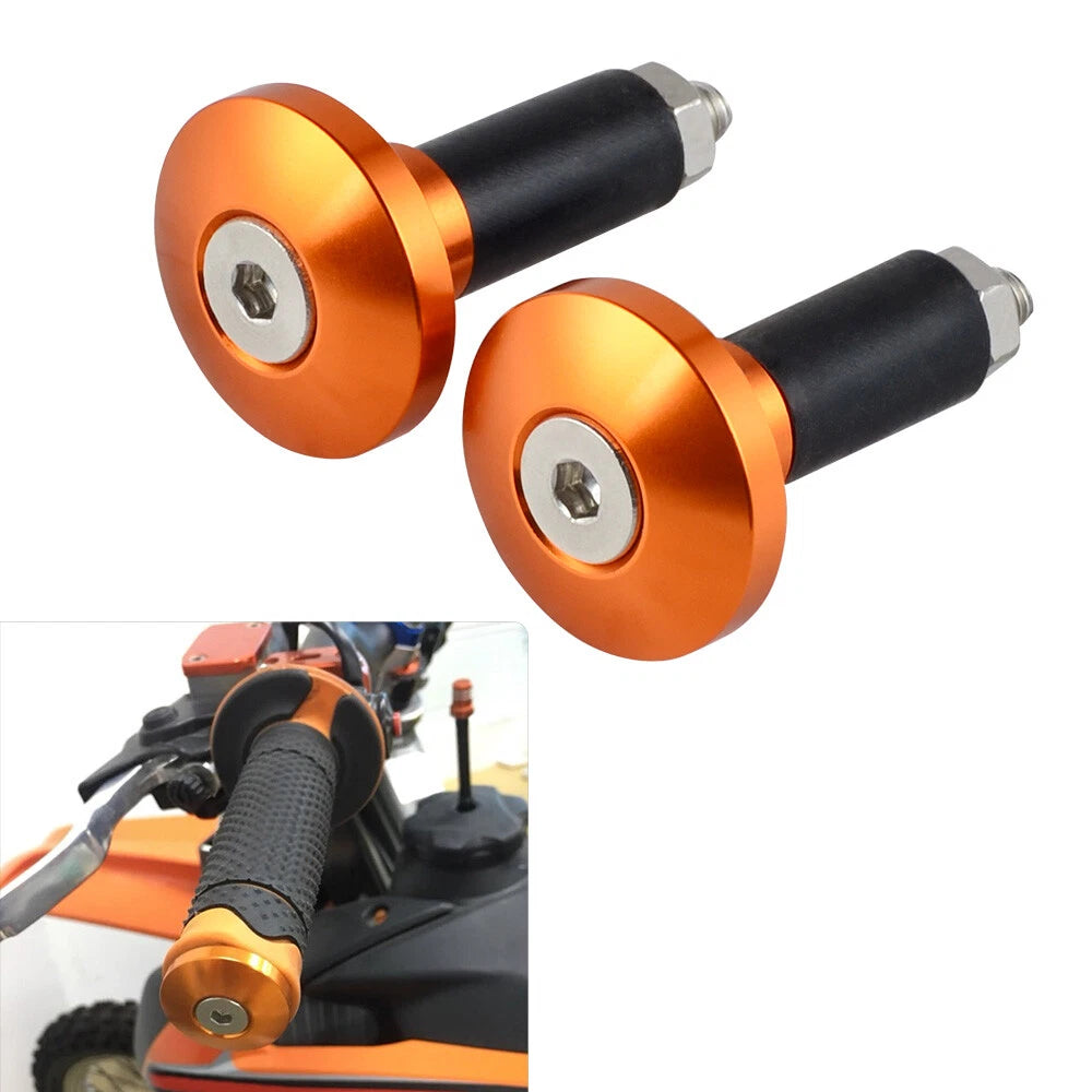 Pair Handle Bar End Cap Plugs for KTM 690 950 990 Adventure (2008–2019)