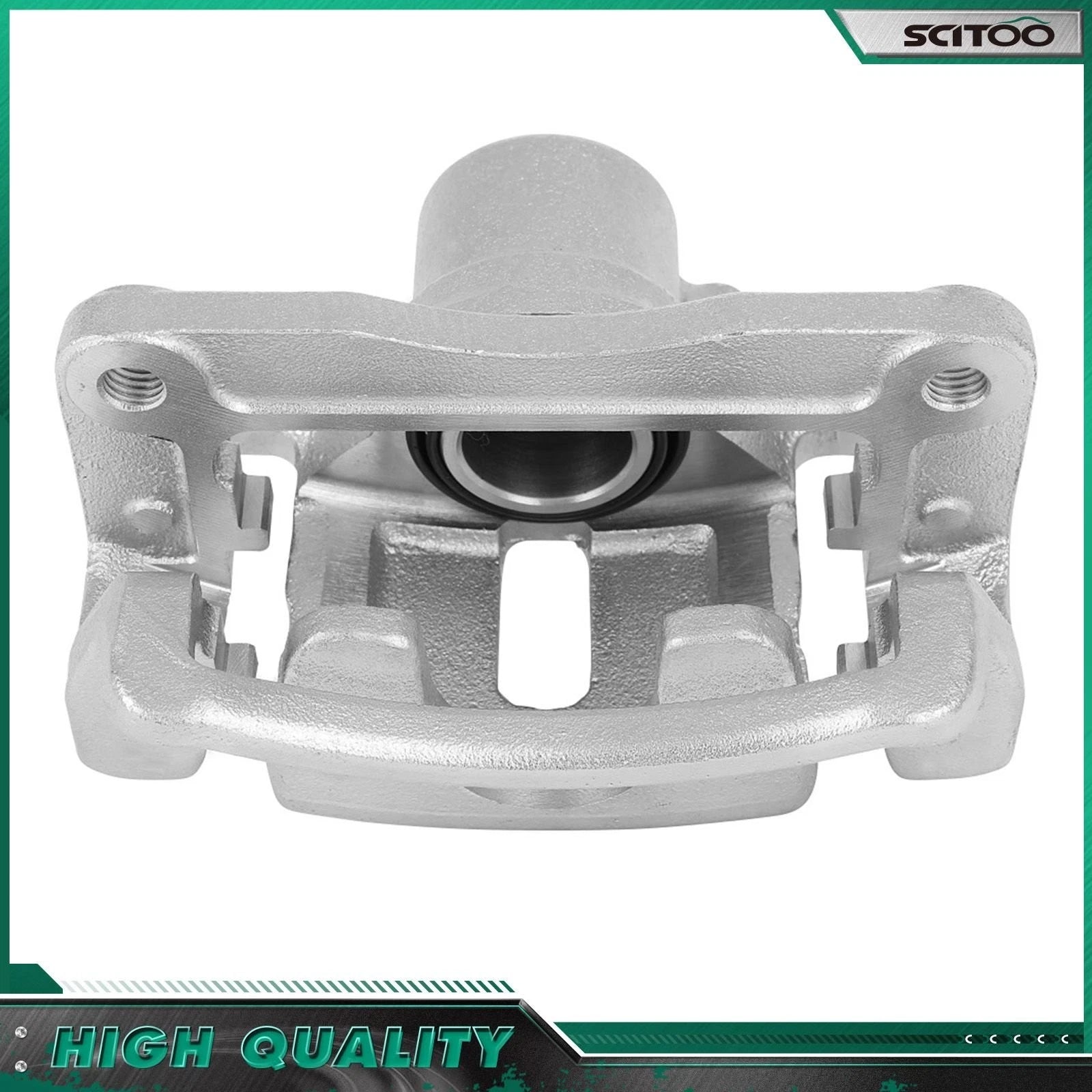 Rear Left Disc Brake Caliper Rotor Ceramic Pad for Chevy Equinox (2010–2017)