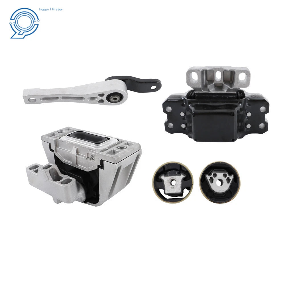 Set of 5 Engine Torque Strut & Transmission Mounts for VW Beetle Jetta 