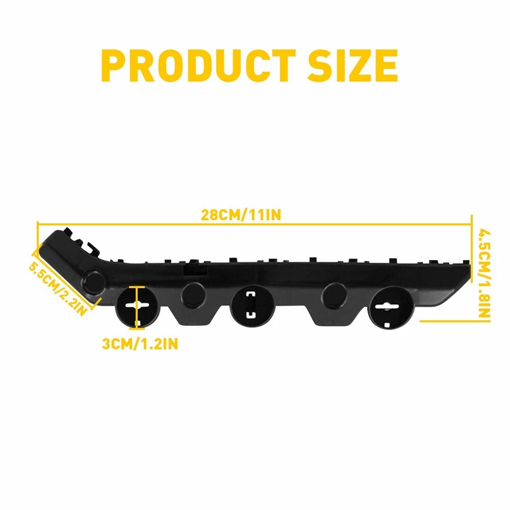 Set of 2 Front Bumper Brackets for Nissan Sentra (2016–2018)