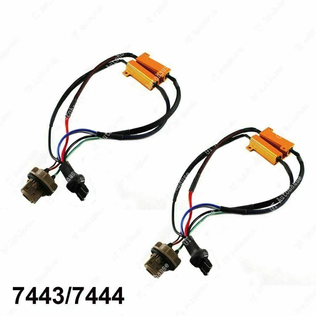Load Resistor Fix Hyper Flash for Switchback LED Turn Signal (1999-2017)