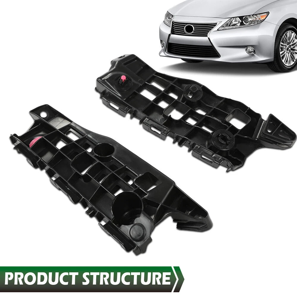 Set of 2 Front Bumper Bracket Supports for Lexus ES350 ES300h (2013–2018)