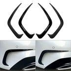 2X Rear Fog Light Eyebrow Carbon Fiber Cover Trim for BMW 3 Series (2019–2020)