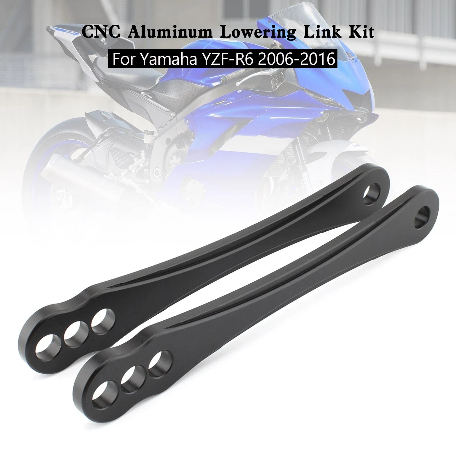 CNC Aluminum Lowering Link Kit for Yamaha YZF-R6 (2006–2016)