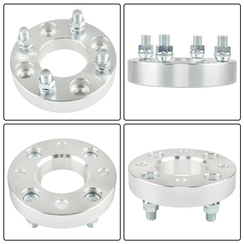 Set of 4 Wheel Flanges for Make Model  1" 4x101.6mm