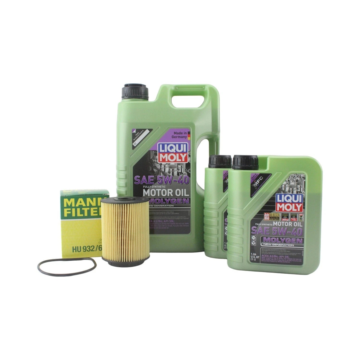 Oil Change Kit 7L Liqui Moly Molygen 5W-40 for Audi Q7 (2007–2015)