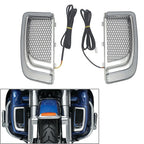 LED Turn Signal Lights for Harley Touring 2014-2023 Chrome