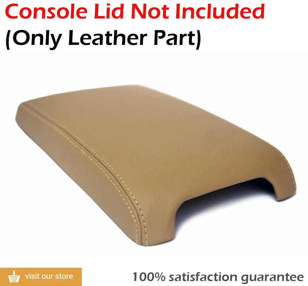 Center Console Armrest Cover for Toyota Camry (2012–2017) Beige Leather
