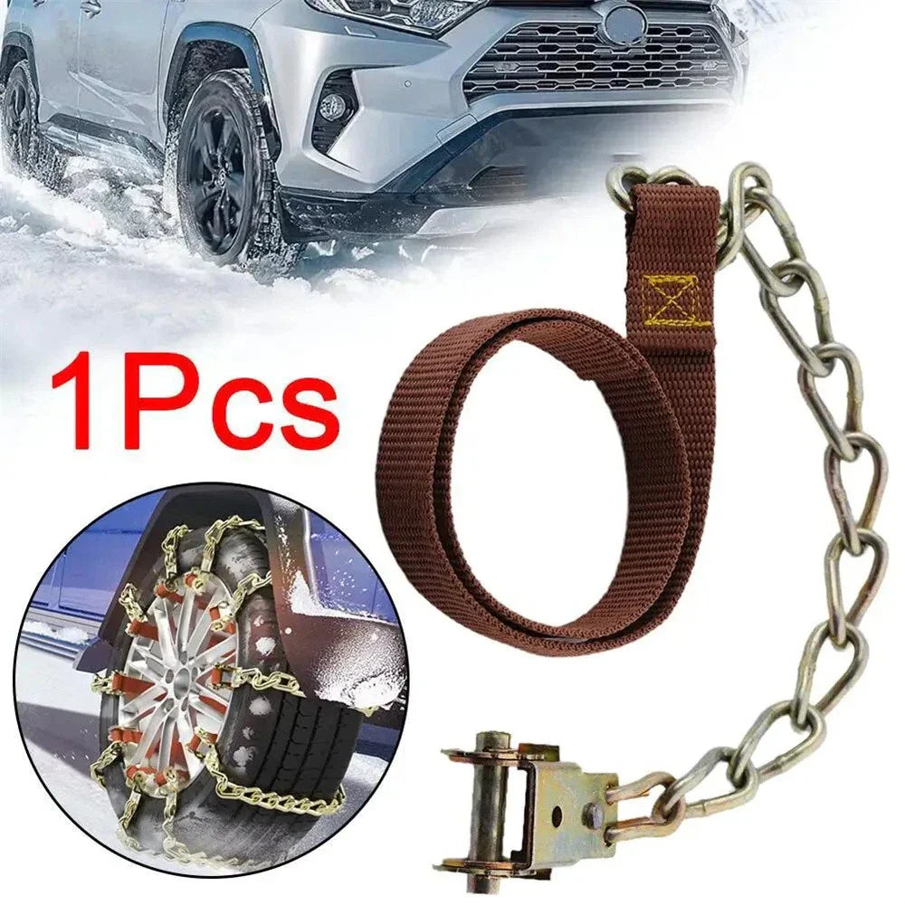 Winter Snow Chains for Universal Tire Wheels - Anti Skid