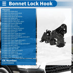 Hood Latch Assembly for BMW 528i (2011–2016) No. 51237206454