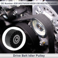 Drive Belt Idler Pulley for Volkswagen Beetle (1998–2004) No. 038145276 Plastic Black