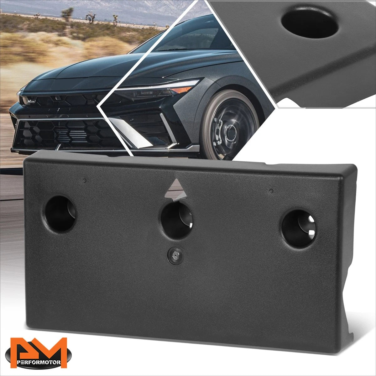 Front Bumper License Plate Mounting Bracket for Elantra (2024)