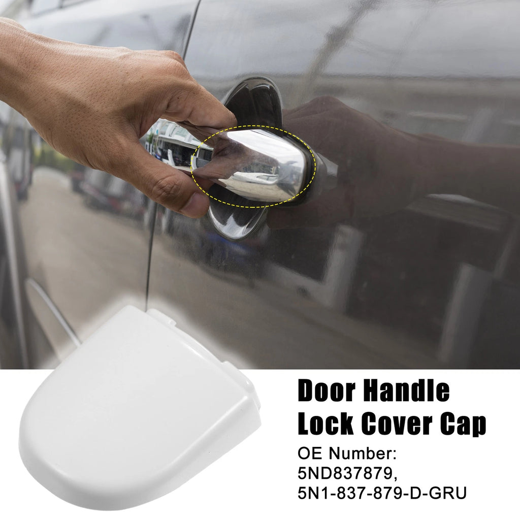Exterior Door Handle Lock Cover Cap for VW Beetle (2003–2010) - White