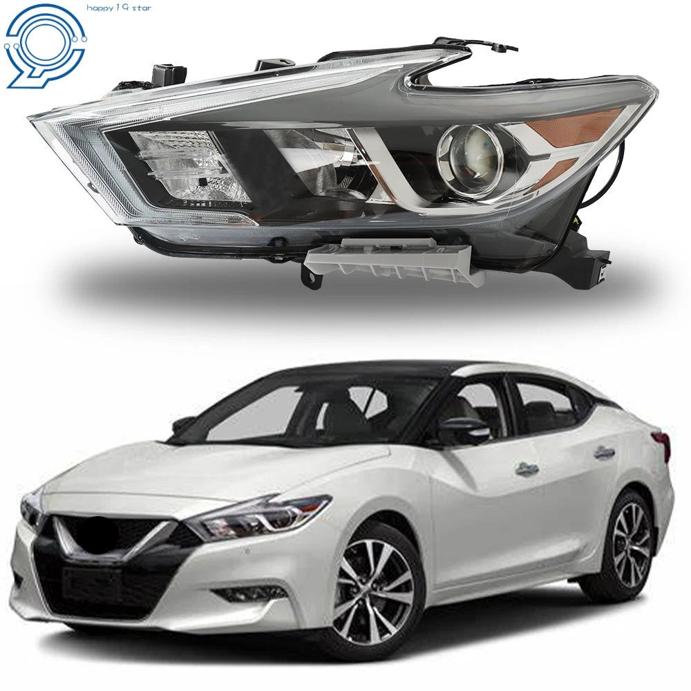 Halogen Headlight for Nissan Maxima (2016–2018) with LED DRL Driver Side