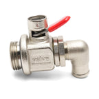 Oil Drain Valve with Removable L-Shape Hose End Combo for