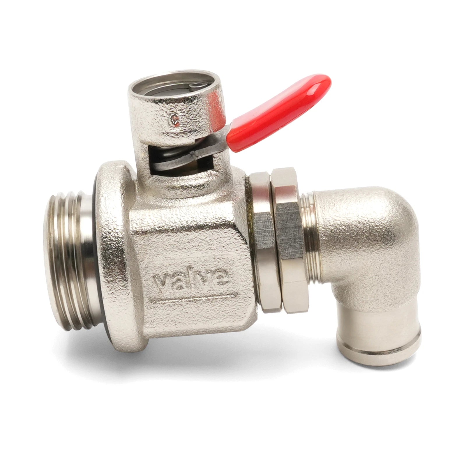 Oil Drain Valve with Removable L-Shape Hose End Combo for