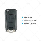 Complete Remote Control Key for Holden Astra H (2005–2009)