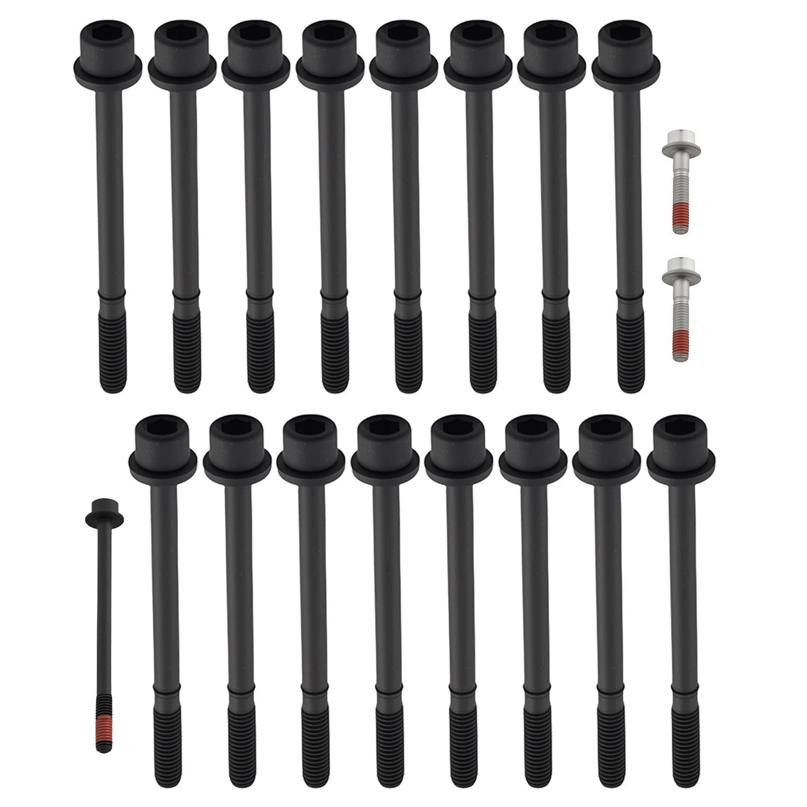 Head Bolt Set for Chevy Buick Isuzu 2.8L 2.9L 3.5L 3.7L 4.2L DOHC (2002–2010)