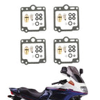 Set of 4 Carburetor Repair Kits for Yamaha XJ700, XJ750, FJ1100, FJ1200 (1985–1990)