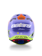 S-M10 Off-Road Helmet for Alpinestars (Jett Lawrence) XL Purple Pink Fluorescent