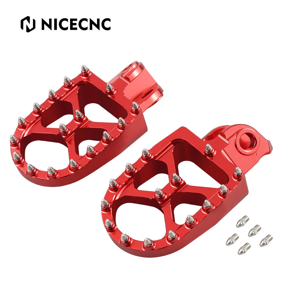 CNC Billet Wide Foot Pegs for BETA RR 125 250 300 350 400 450 X Trainer (2015–2023)