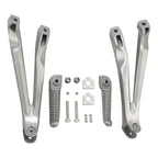 Rear Passenger Footpegs Bracket for Yamaha YZF R1 (2004–2008) Silver