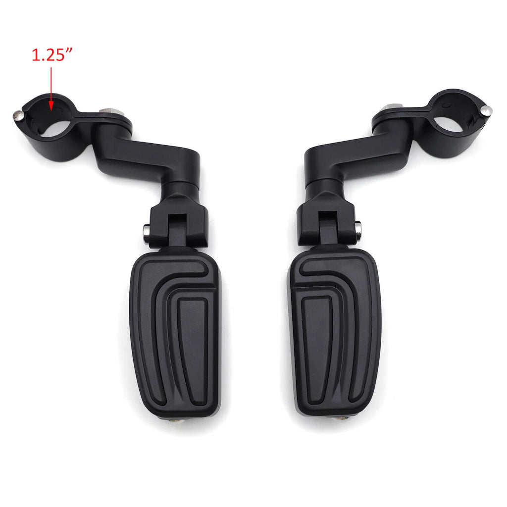 AirFlow Foot Pegs for Harley Sportster 1200 CVO, Street Glide, Fat Boy, Iron (1.25")