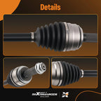 Front Left CV Axle Assembly for Acura MDX ZDX (2010–2013) V6 3.7L